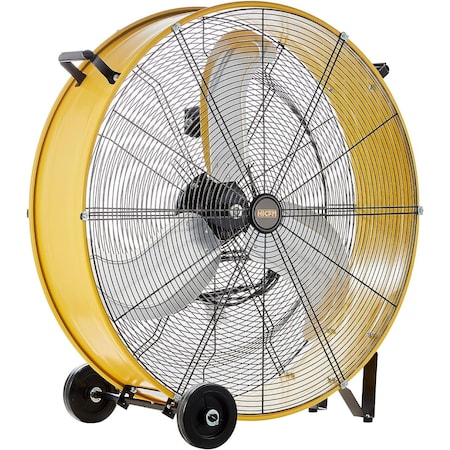 Elexnux Industrial Fan, 33 in Blade Dia, 3 Speeds Speeds, 120, 33.5 in W IR-FAN7801